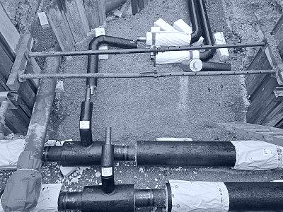 Abgang Hausanschluss