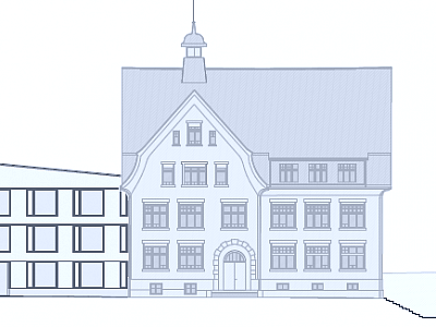 Fassadenansicht Siegerprojekt jessenvollenweider architektur, Basel